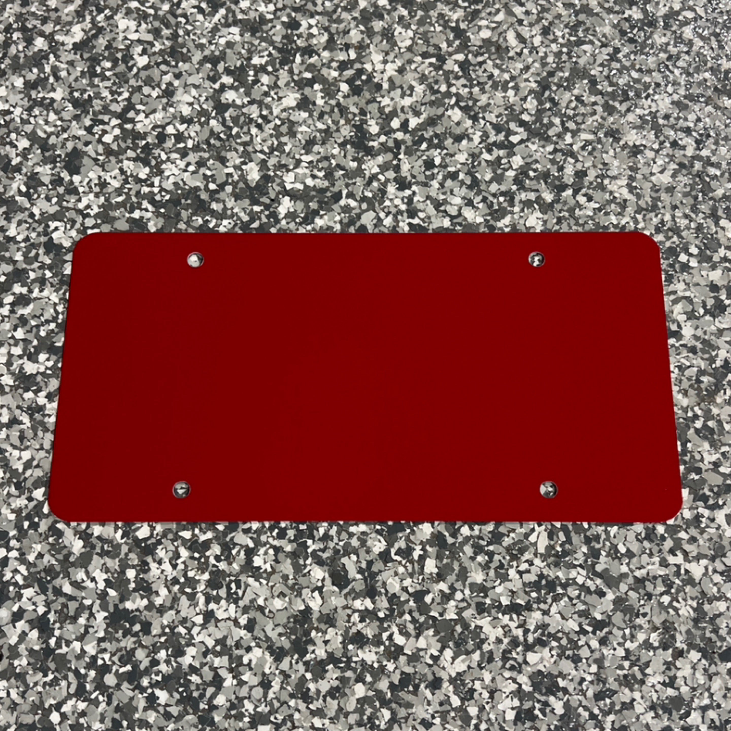 License Plate Blank Hunter Red My Business license-plate-blank-hunter-red-my-business