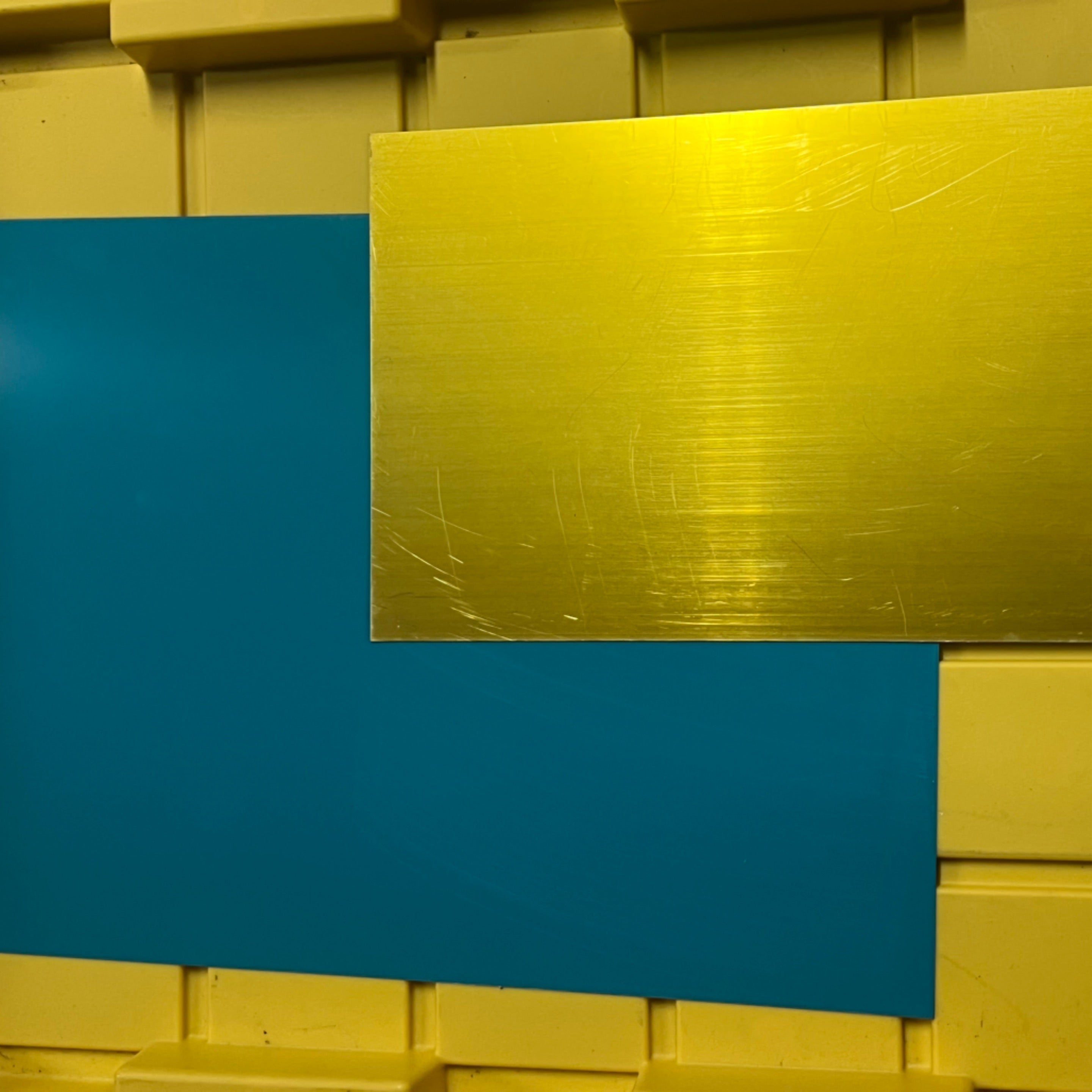 12x24 Teal Brass Sign Blank My Business 12x24 teal brass sign blank my business